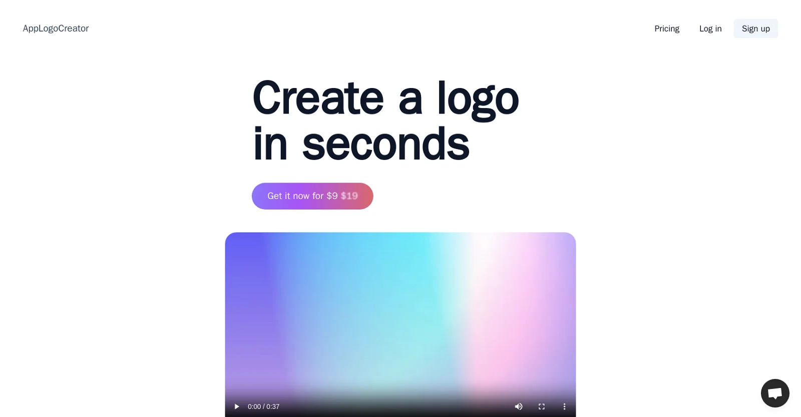 Applogocreator landing page