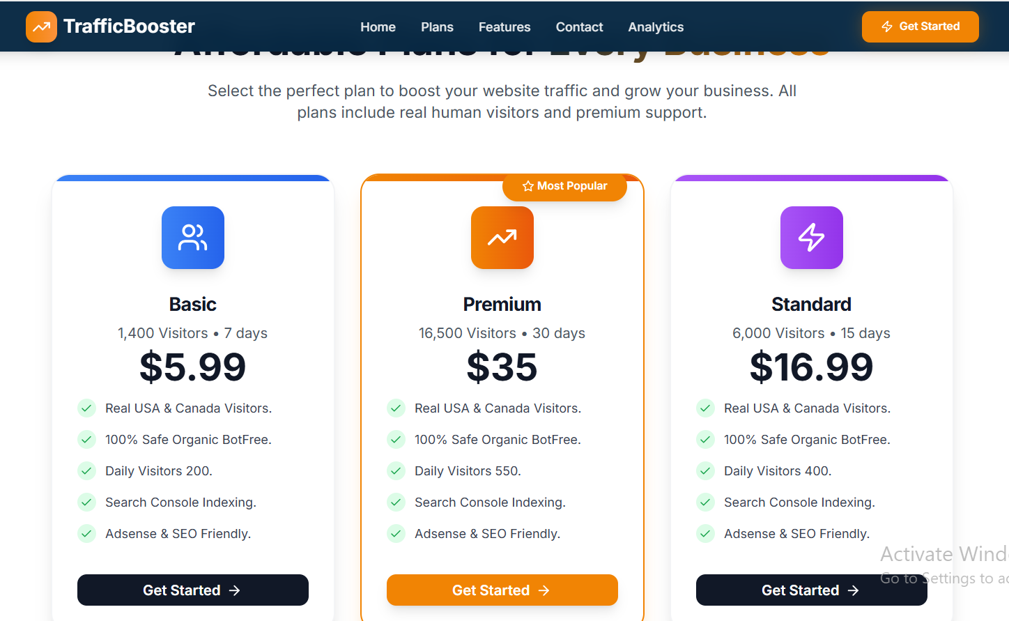 TrafficUp - SEO Booster Web App