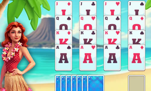 Palm Island Solitaire – Classic Card Puzzle in a Tropical Theme - Puzzle game thumbnail