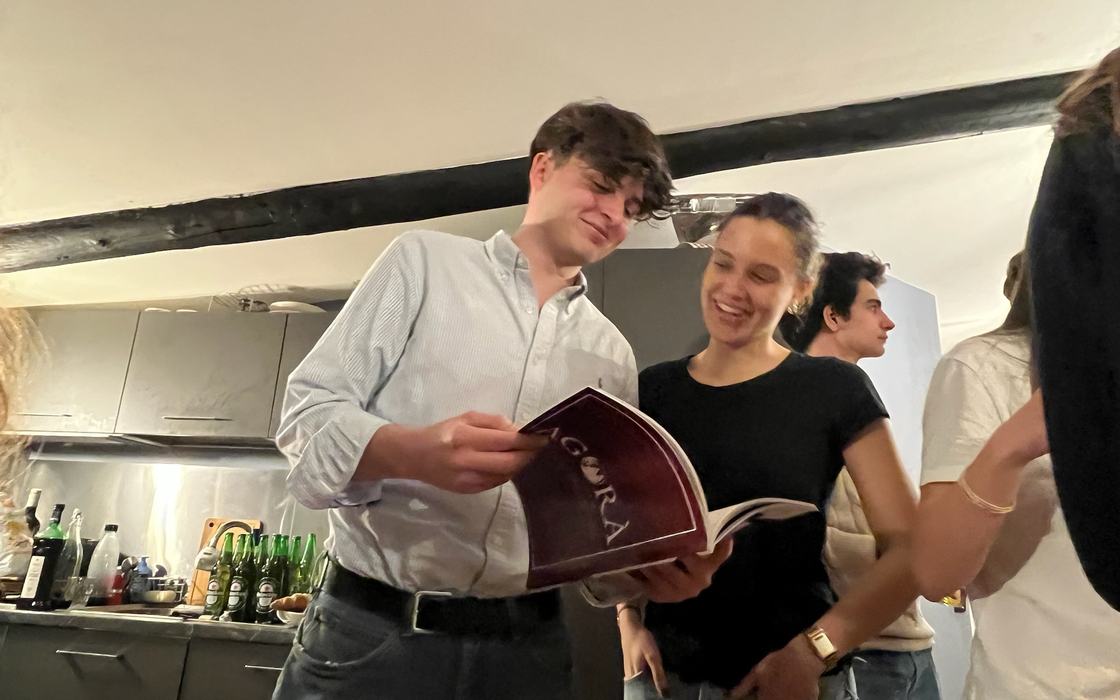 Looking at the first ever printed drafts of the Agorà November Issue