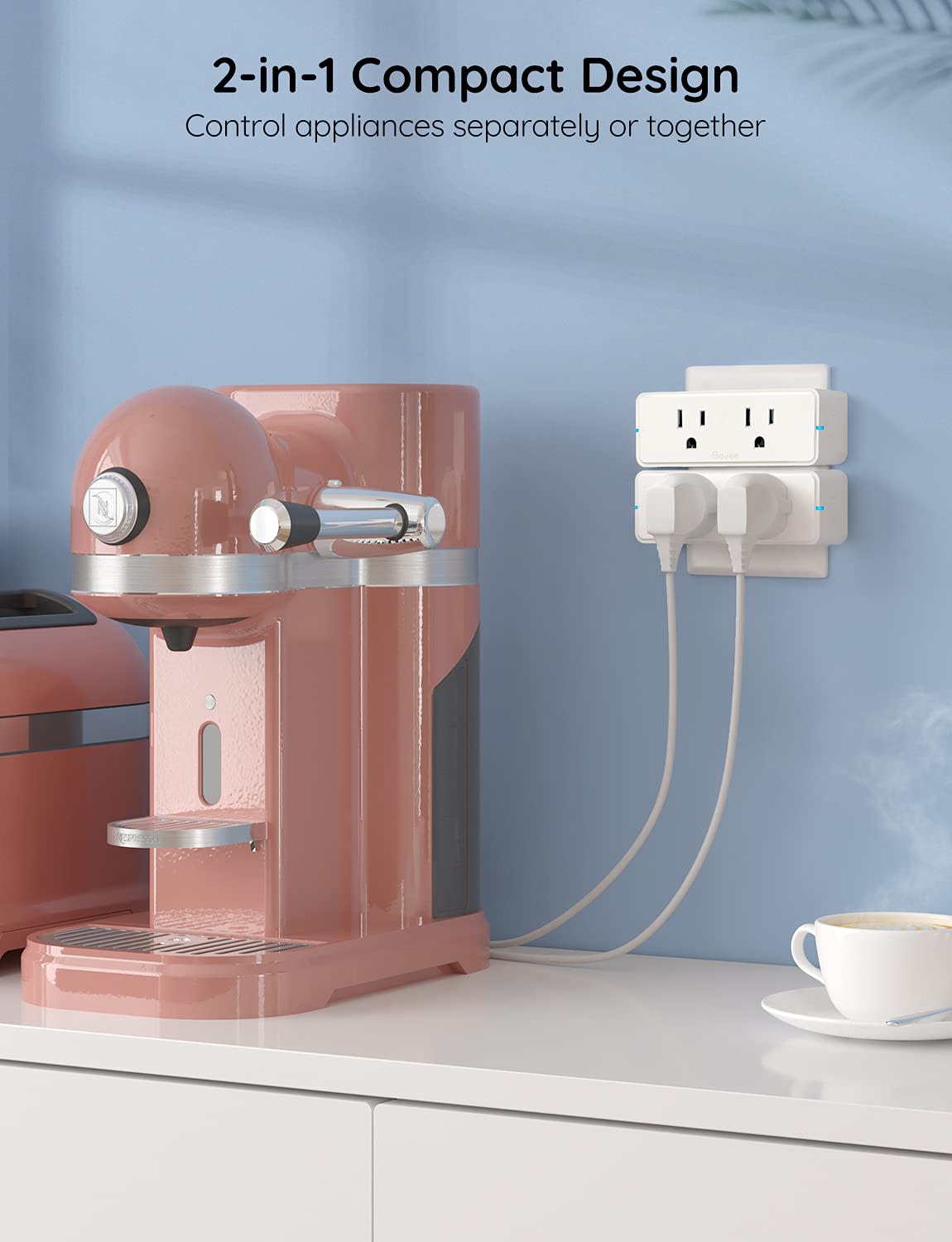 Plug Wifi Inteligente Doble - Govee 15A - Imagen 8