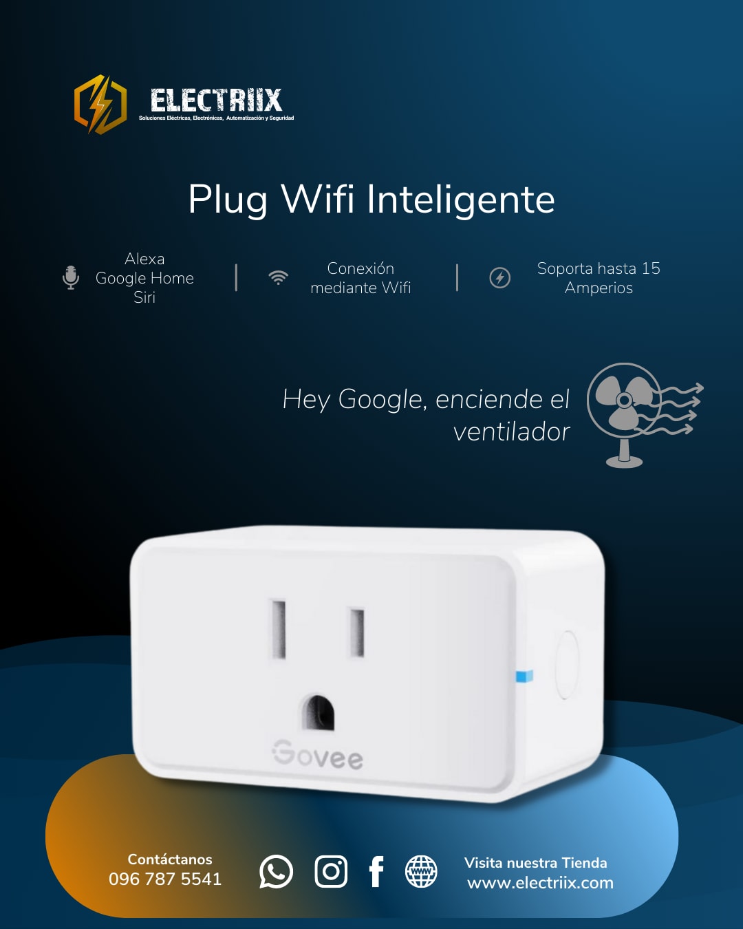 Plug Wifi Inteligente - Govee 15A - Imagen 2