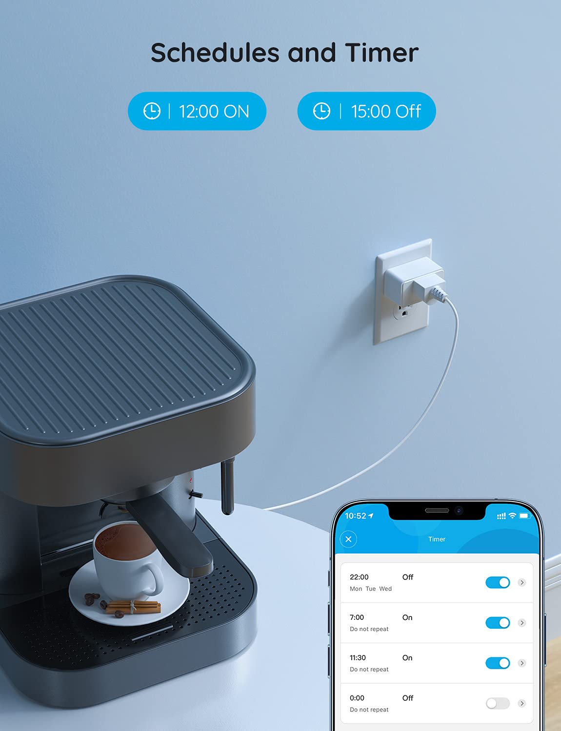 Plug Wifi Inteligente - Govee 15A - Imagen 4