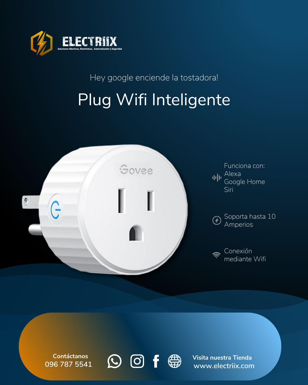 Plug Wifi Inteligente - Govee 10A - Imagen 2