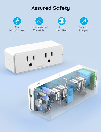 Plug Wifi Inteligente Doble - Govee 15A - Imagen 4