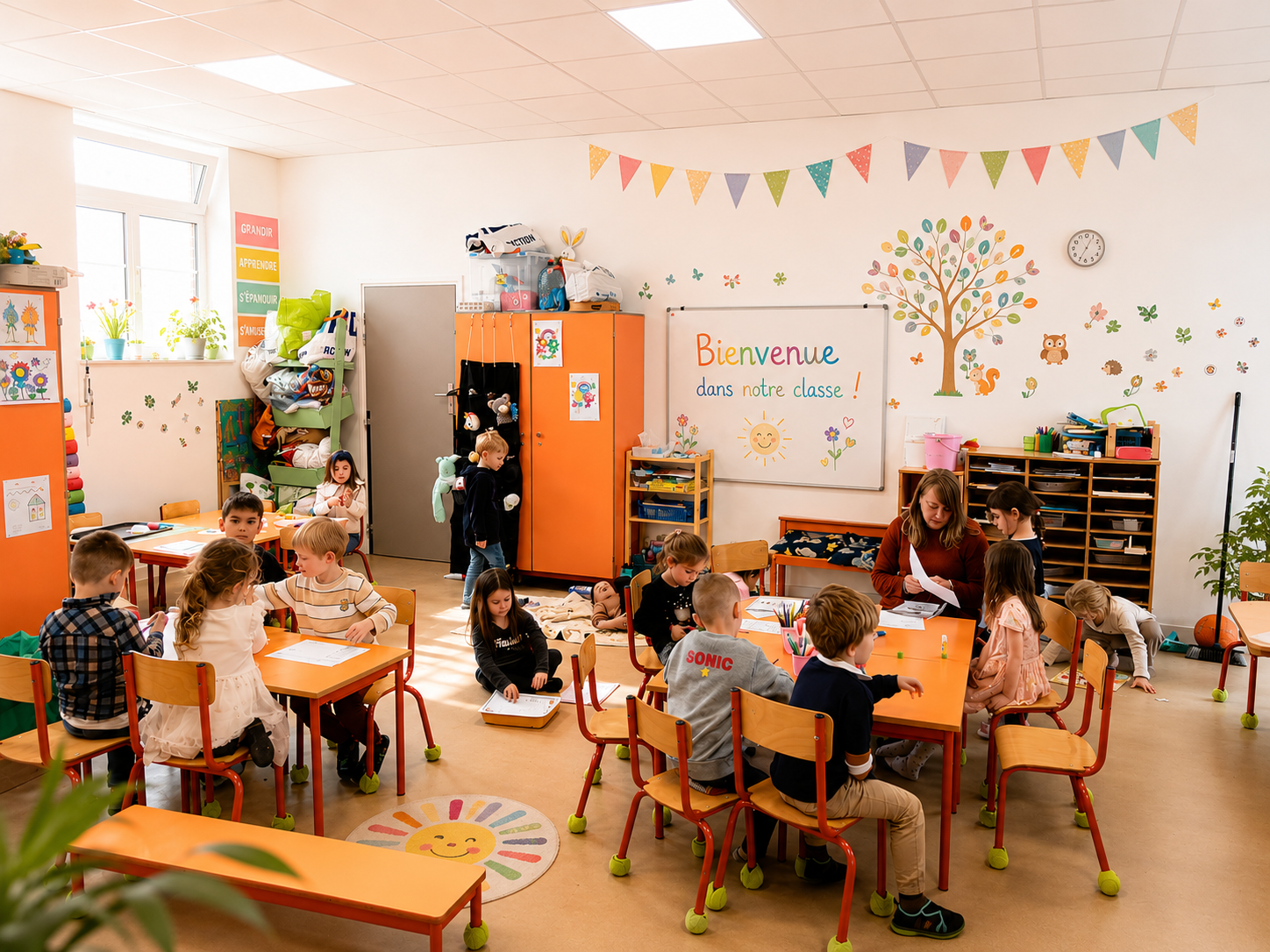Intérieur de l'école