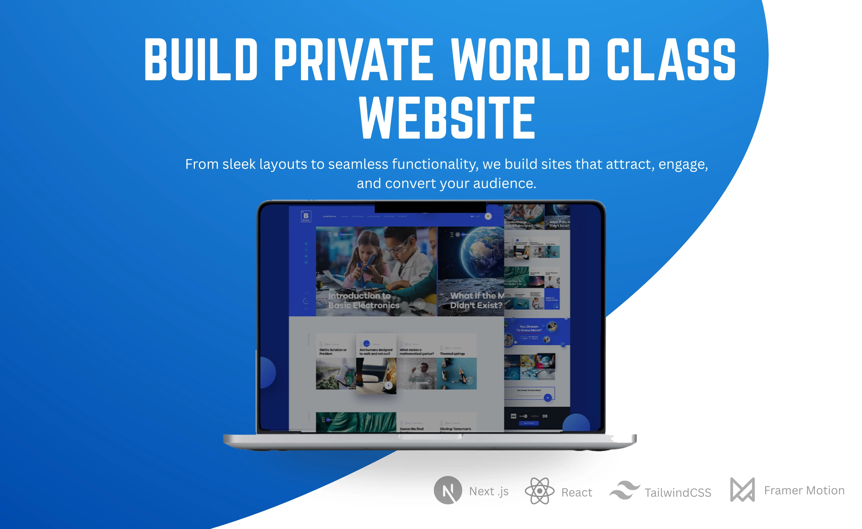 Landing page preview