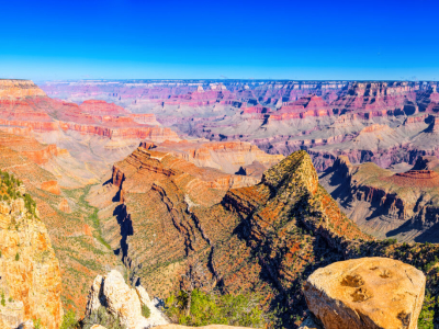 Fantastisk naturlig geologisk formation - Grand Canyon i Arizona, sydlige Rim, Det vestlige USA