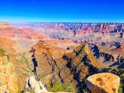 Fantastisk naturlig geologisk formation - Grand Canyon i Arizona, sydlige Rim, Det vestlige USA