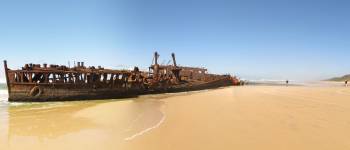 strand på Fraser Island, Queensland, Australien