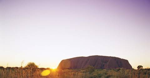 Australien - Northern Territory - uluru - ayers rock - solopgang