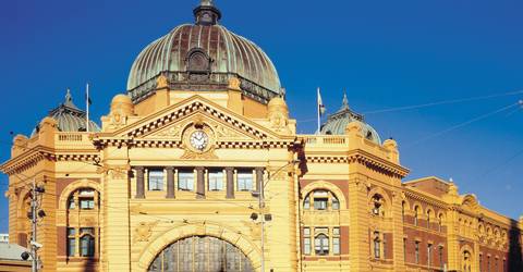 Australien - victoria - Melbourne - flinders street station - sporvogn 2