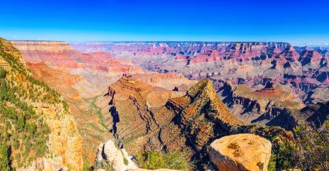 Fantastisk naturlig geologisk formation - Grand Canyon i Arizona, sydlige Rim, Det vestlige USA