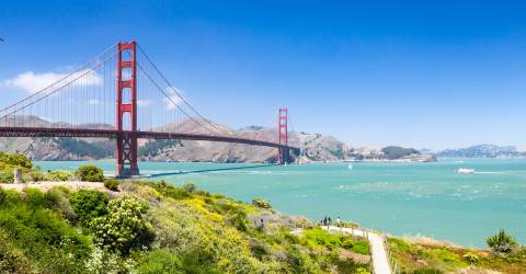Golden Gate Bridge i San Francisco, USA