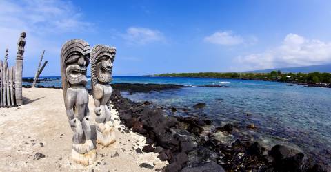 USA - Hawaii - The Big Island - Tiki - 3 (Custom)