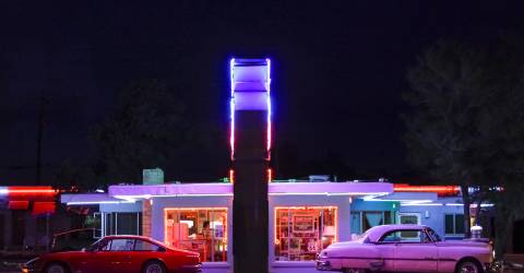 Route 66 med bil