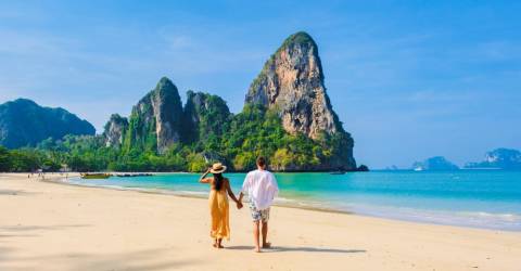 Thailand: Bangkok, Elephant Hills og strande