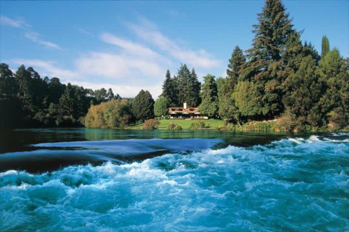 bild på huka lodge nya zeeland