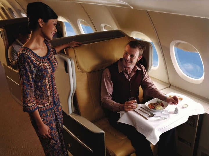 Singapore Airlines business class