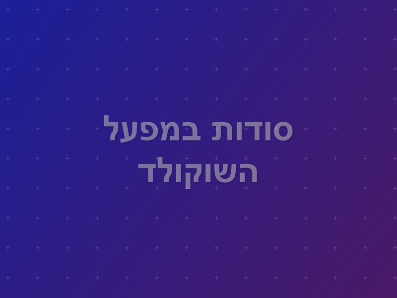 סודות במפעל השוקולד escape room by Quest World in חיפה