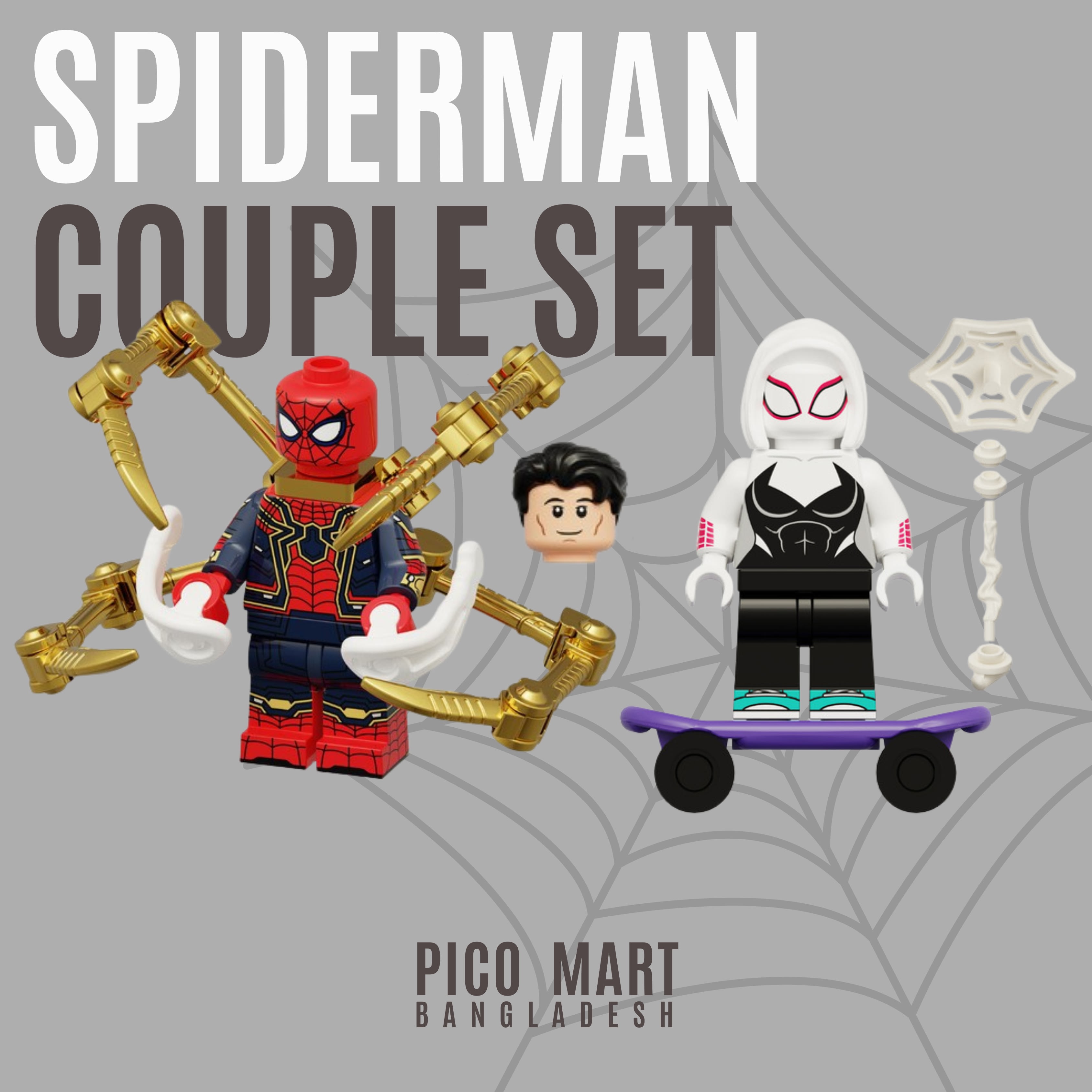 Spiderman couple lego