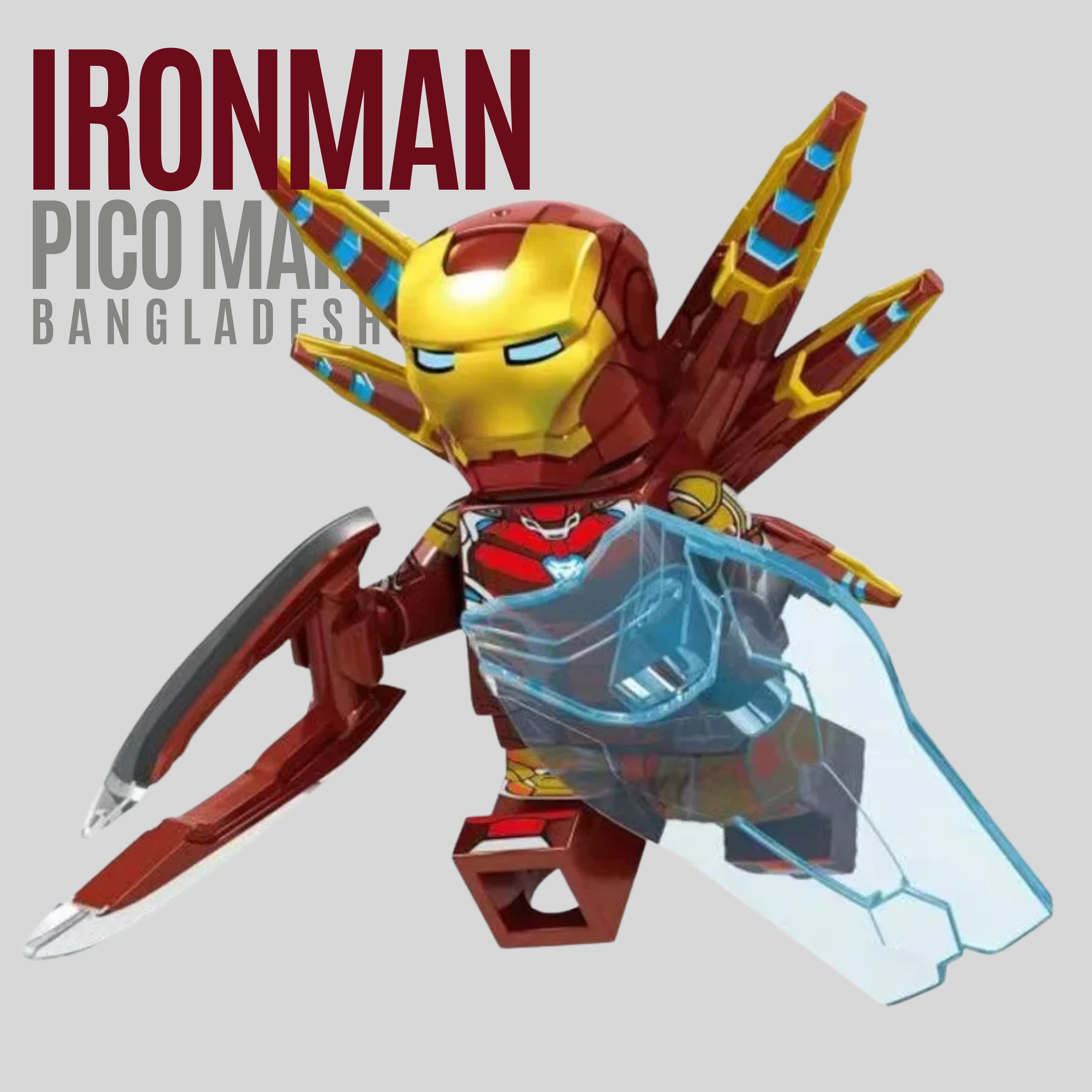 Iron Man Mark 85 Nano-Tech Suit with Energy Shield