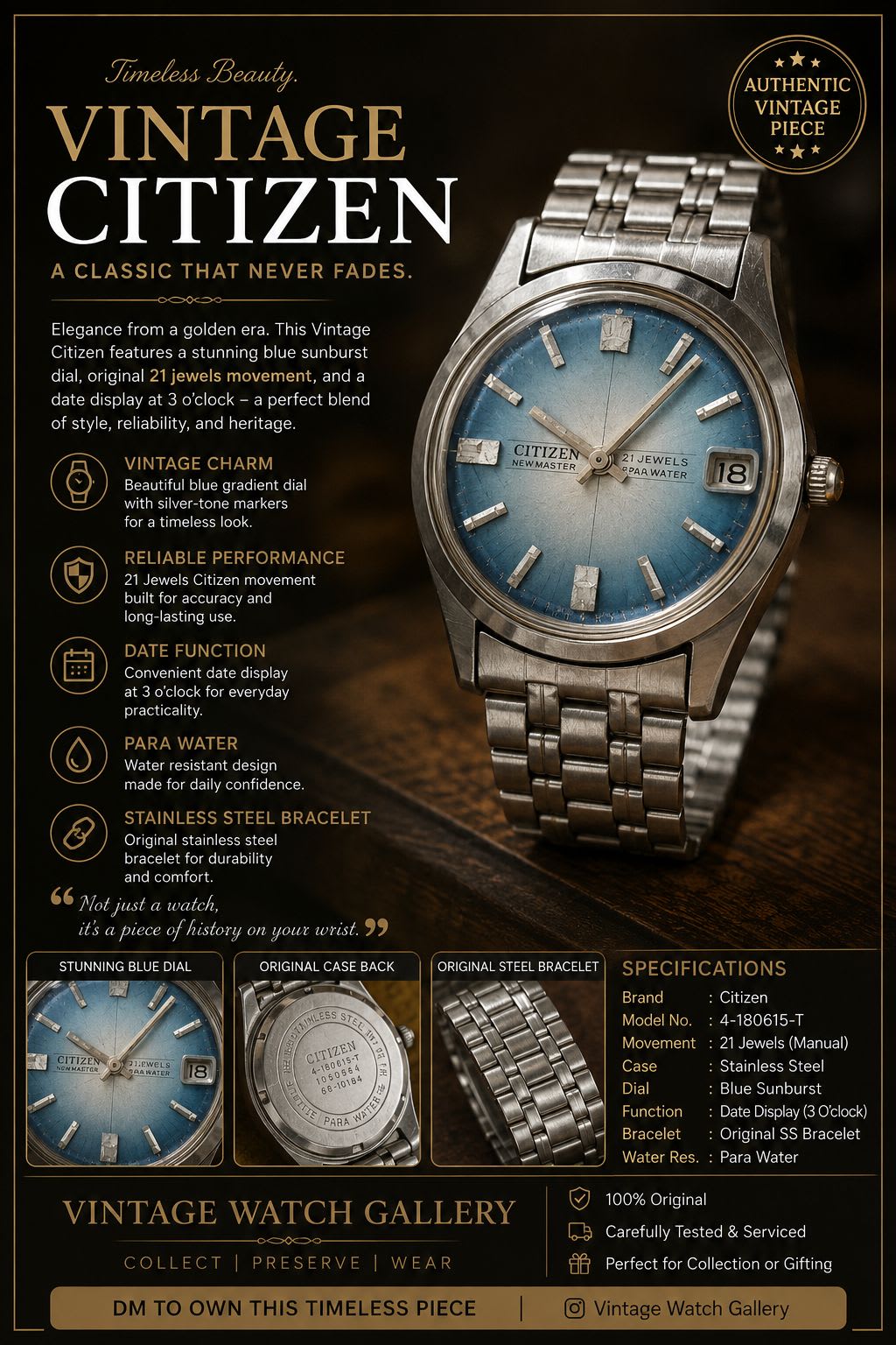 Citizen watch for sale in Visakhapatnam, Andhra Pradesh