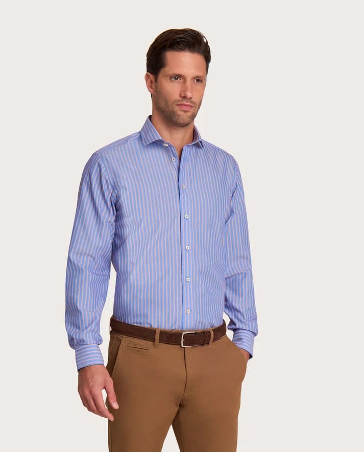 Camicissima Men’s Pink Non-Iron Permanent Slim Fit Cotton Shirt for sale in New Delhi, Delhi