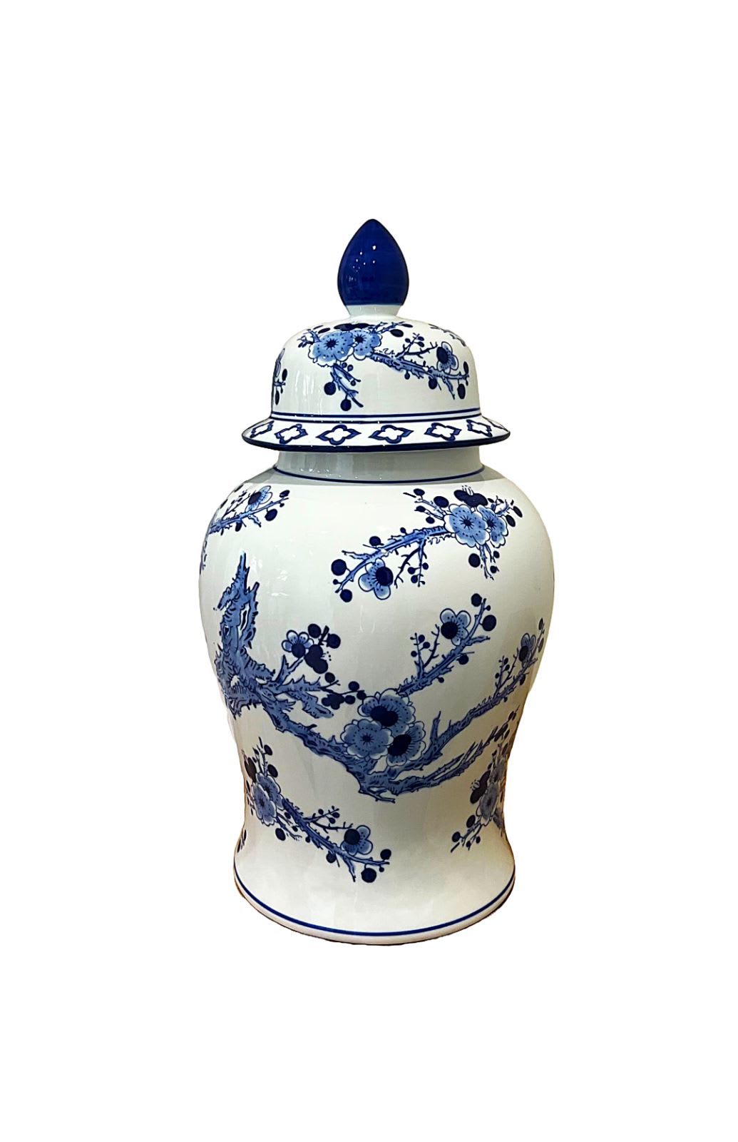 Large Blue and White Ginger Jar for sale in Mumbai, Gujarat