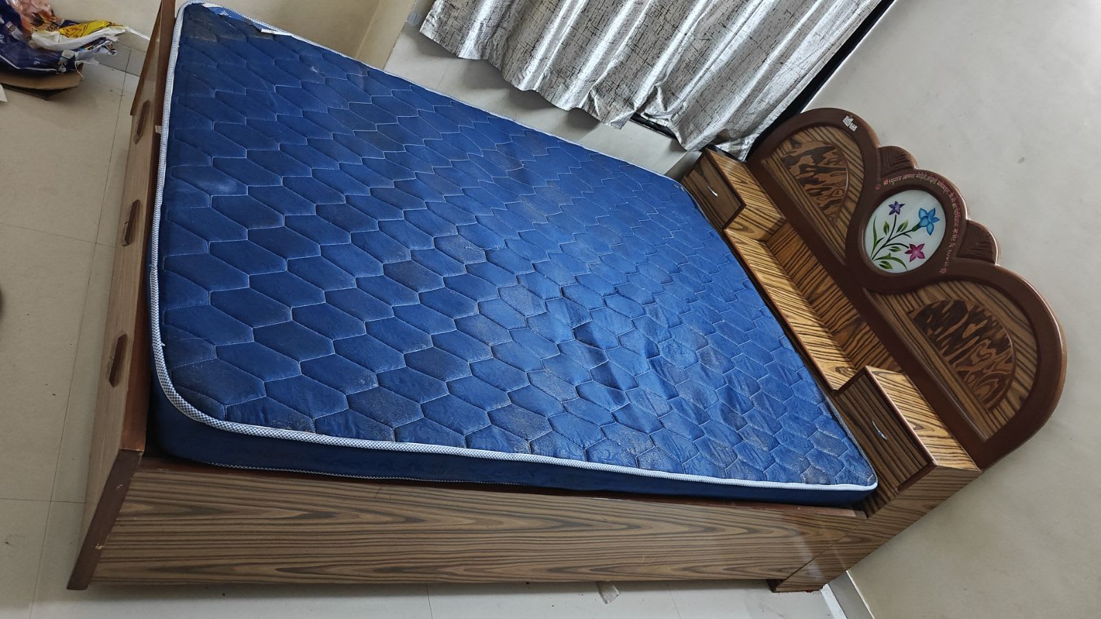 Urgent sell King size Sagwani Storage Bed - Image 1