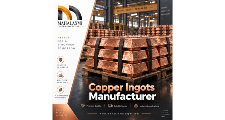 Copper Ingots Manufacturer in Ahmedabad | Mahalaxmi Copper - Image 1