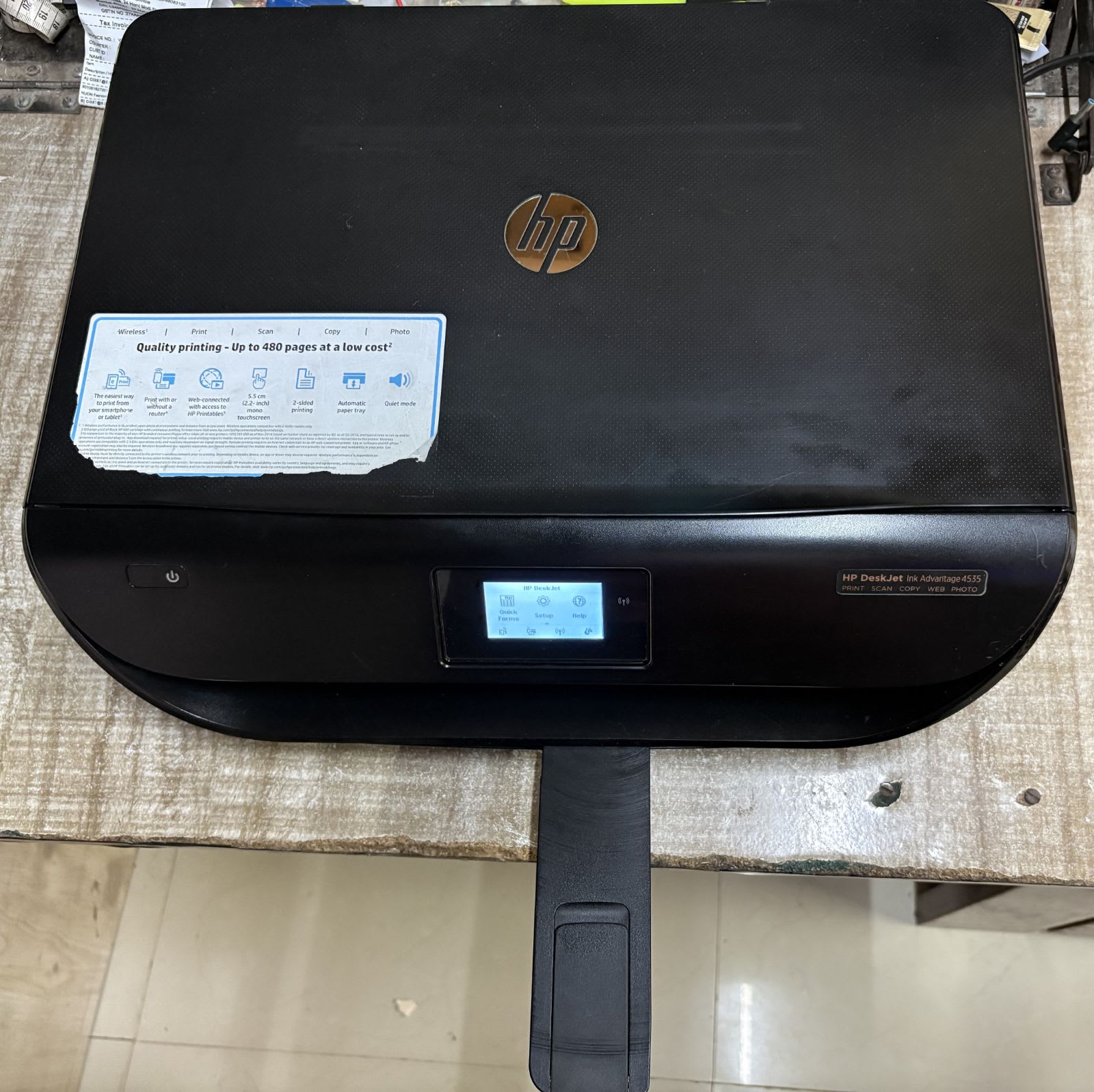 Hp All In One Color Wifi Wireless Printer - Image 1