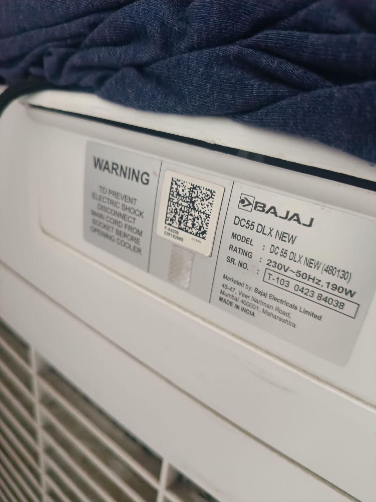 Air cooler 55 ltr - Image 1