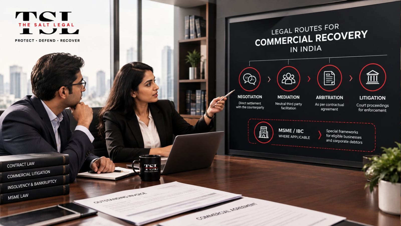 Commercial Recovery Legal Services India for Unpaid Business Dues - Image 1