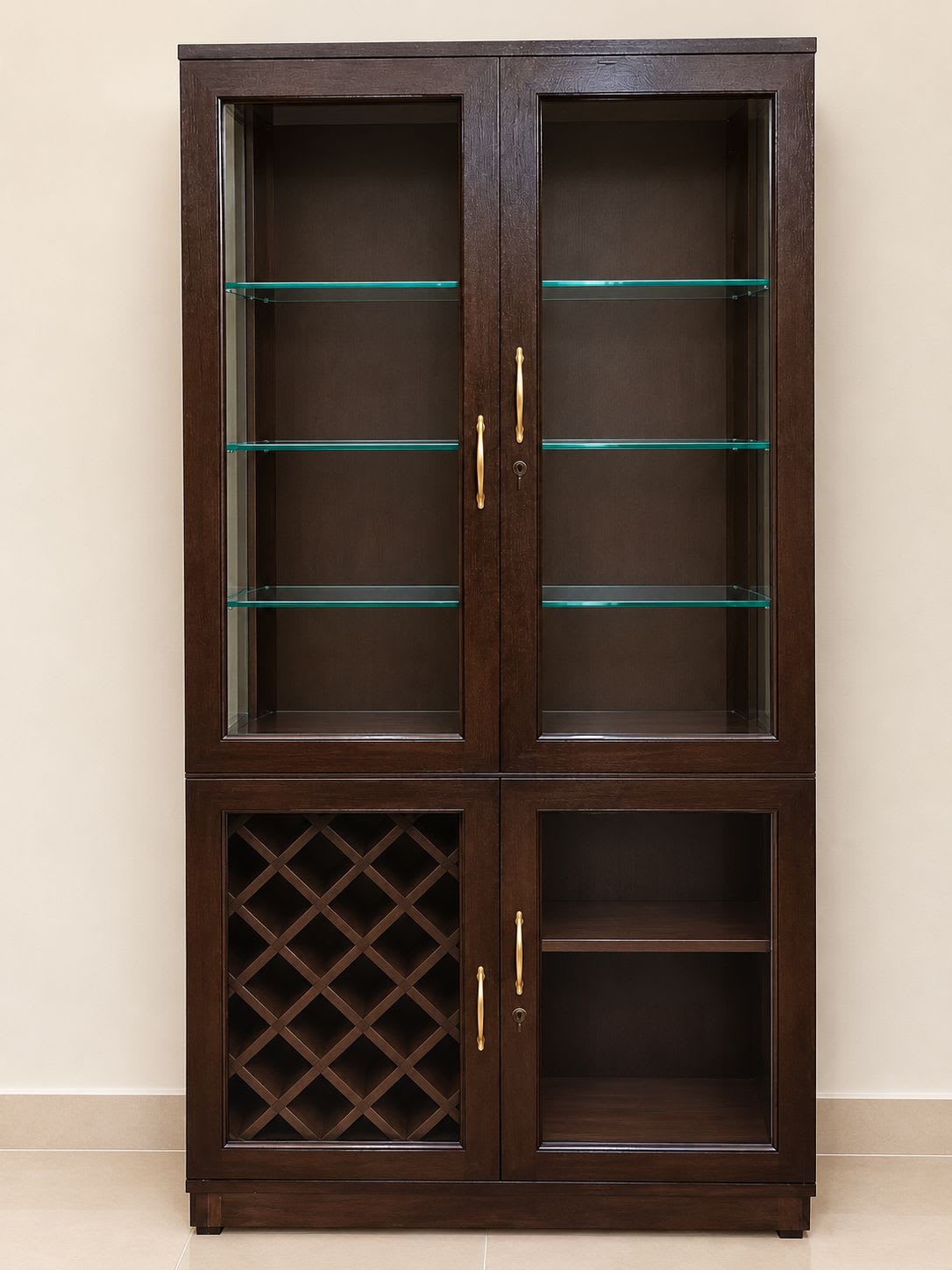 Sheesham Wood Bar/Crockery Cabinet for Sale - Image 1