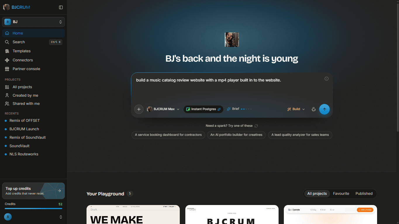 BJCRUM Create Project