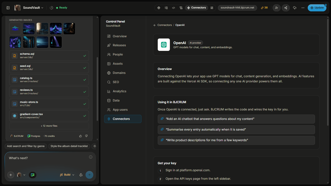 BJCRUM Openai Config