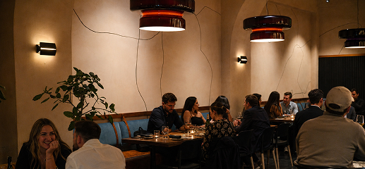 Sekoya restaurant interior, Palo Alto
