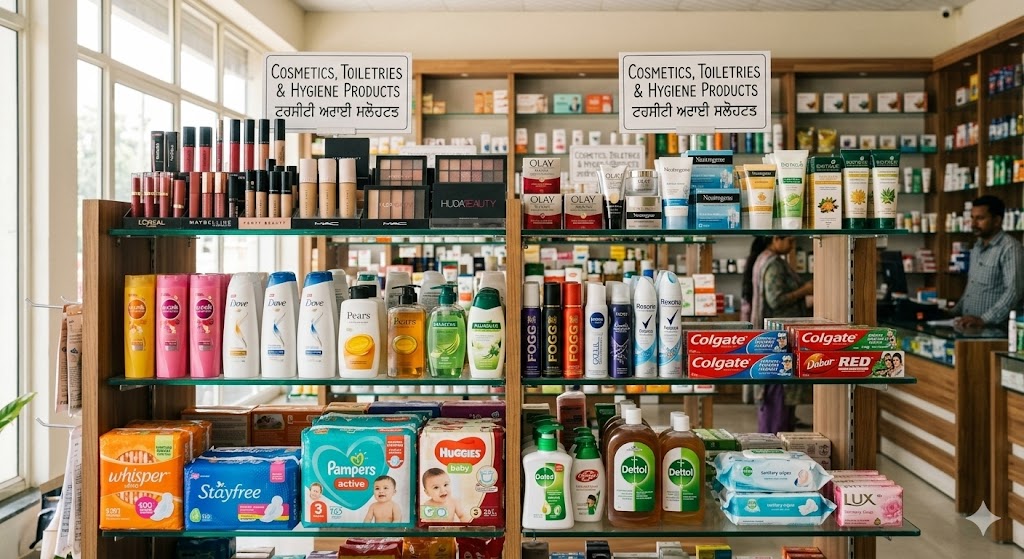 Cosmetics Toiletries & Hygiene Products