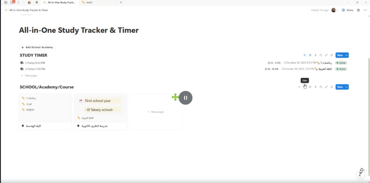 “The full learning tracker & studying's time calculator”
