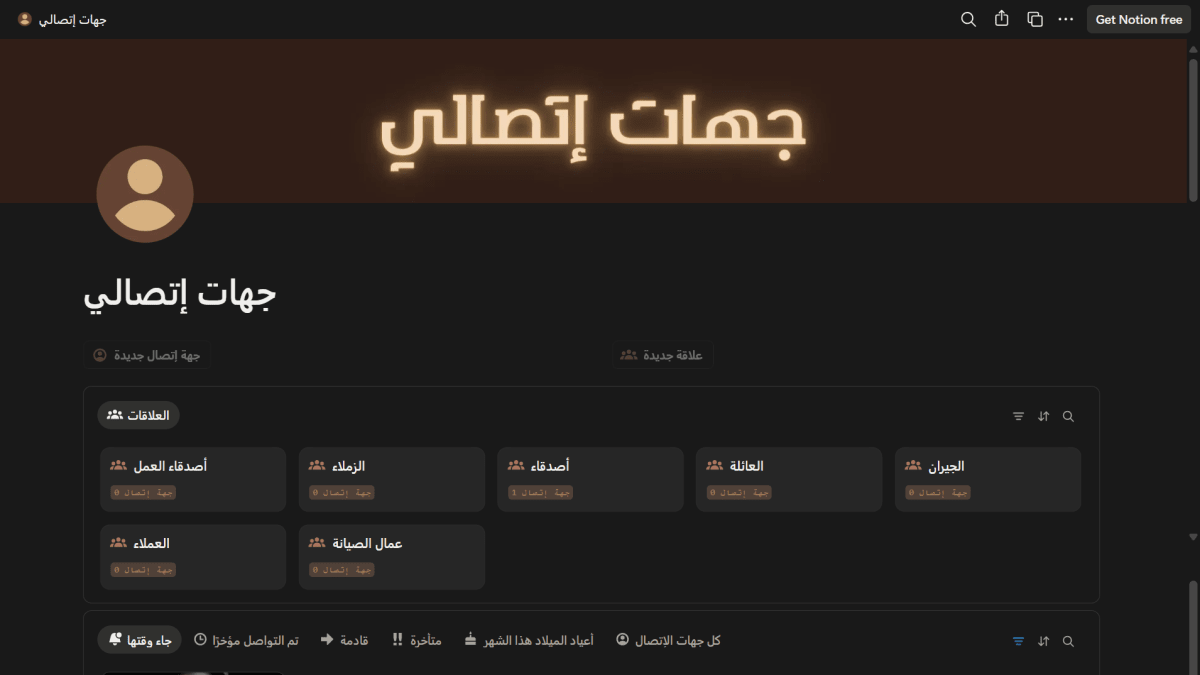 جهات إتصالي