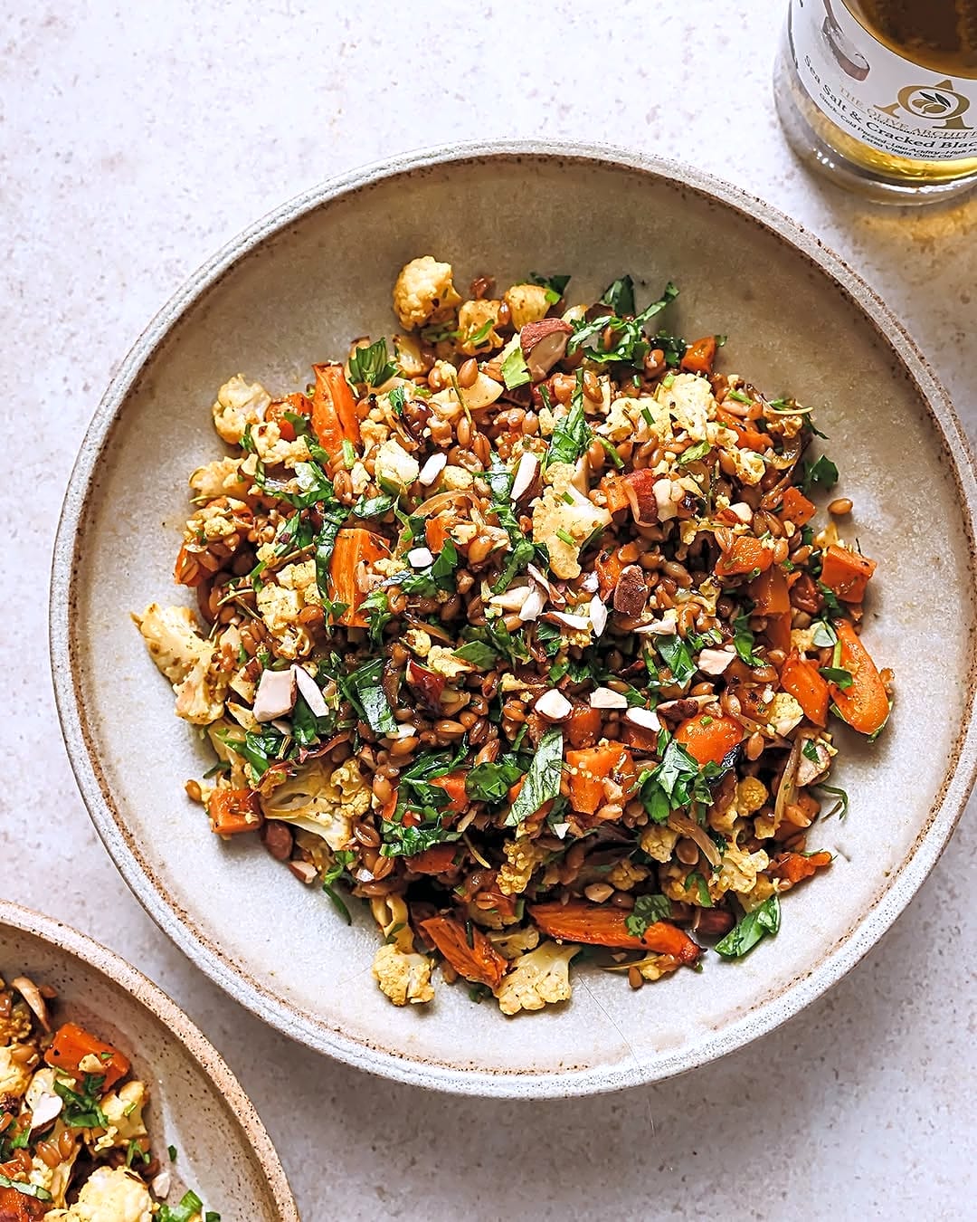 Roasted Vegetable and Grain Autumn Warm Bowl