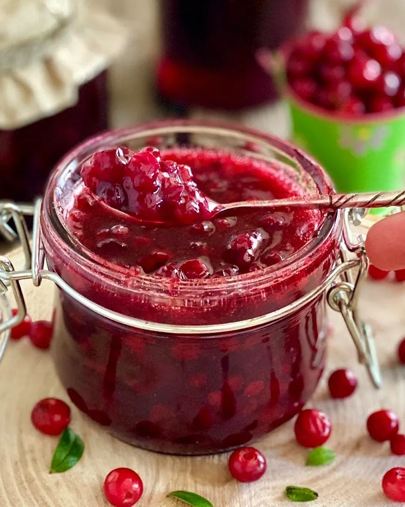 Homemade Tart Lingonberry Jam Recipe