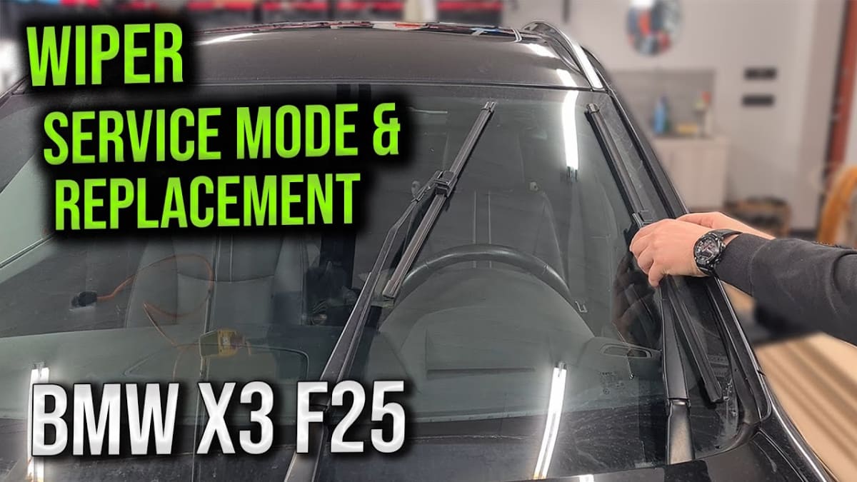 bmw wiper service mode