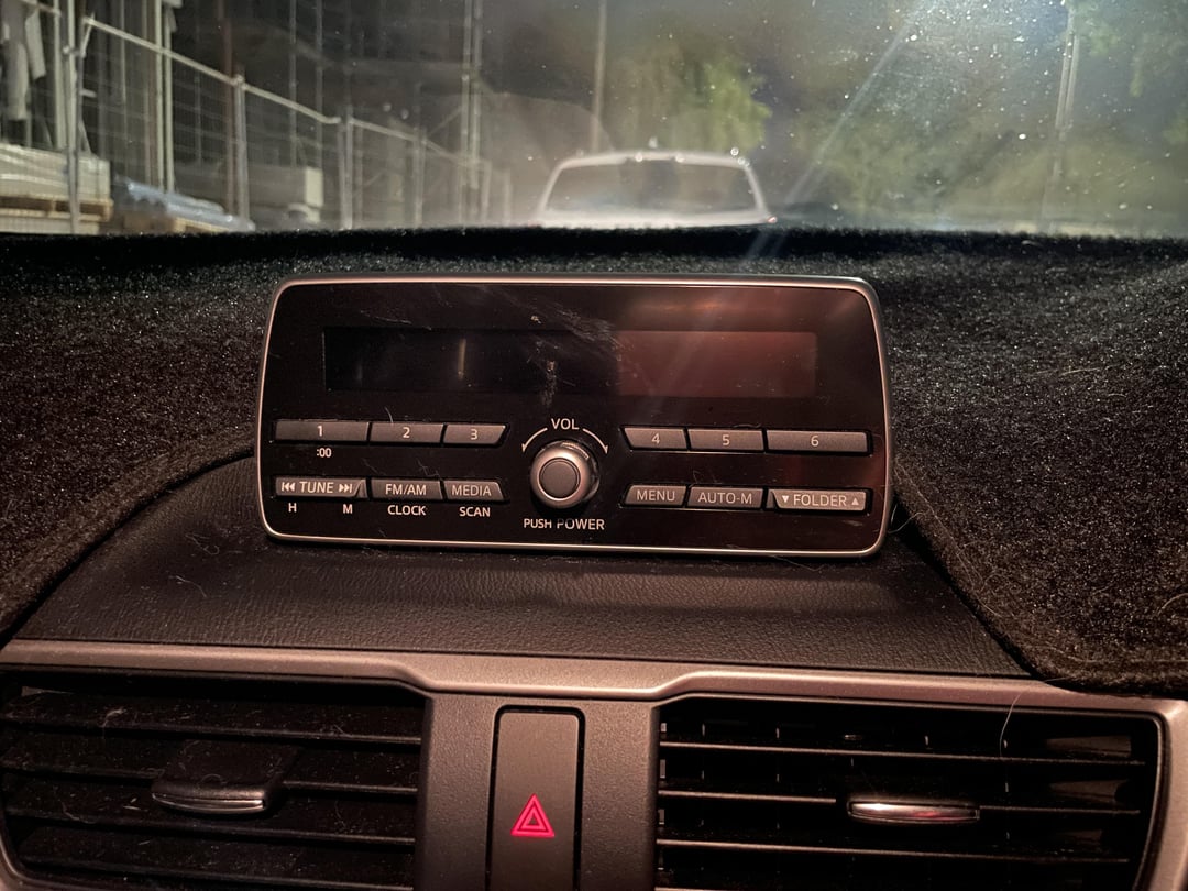 mazda audio system not working