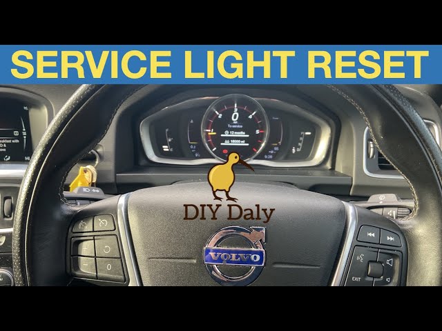 volvo s60 service light reset