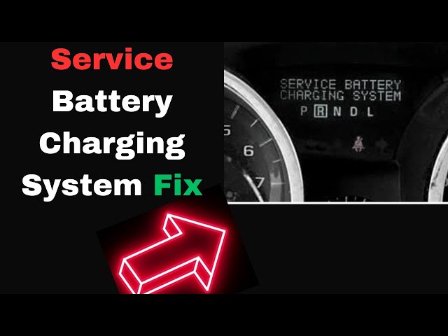 buick enclave service battery charging system