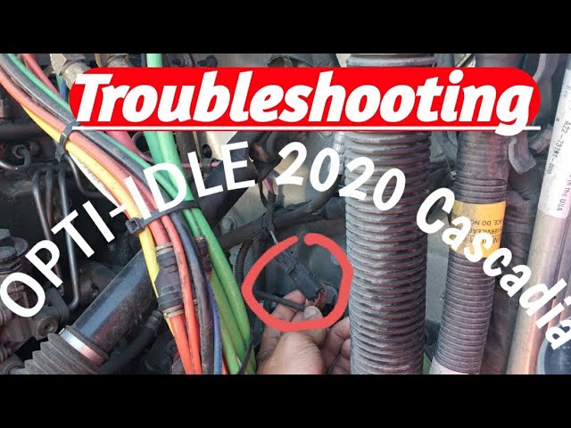 freightliner optimized idle not working