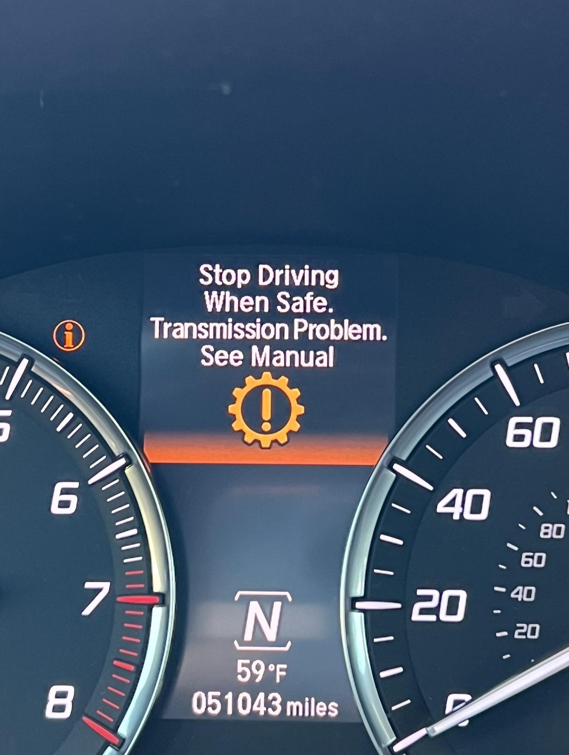 acura mdx transmission recall