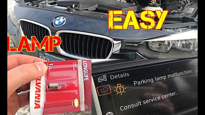 bmw parking lamp malfunction